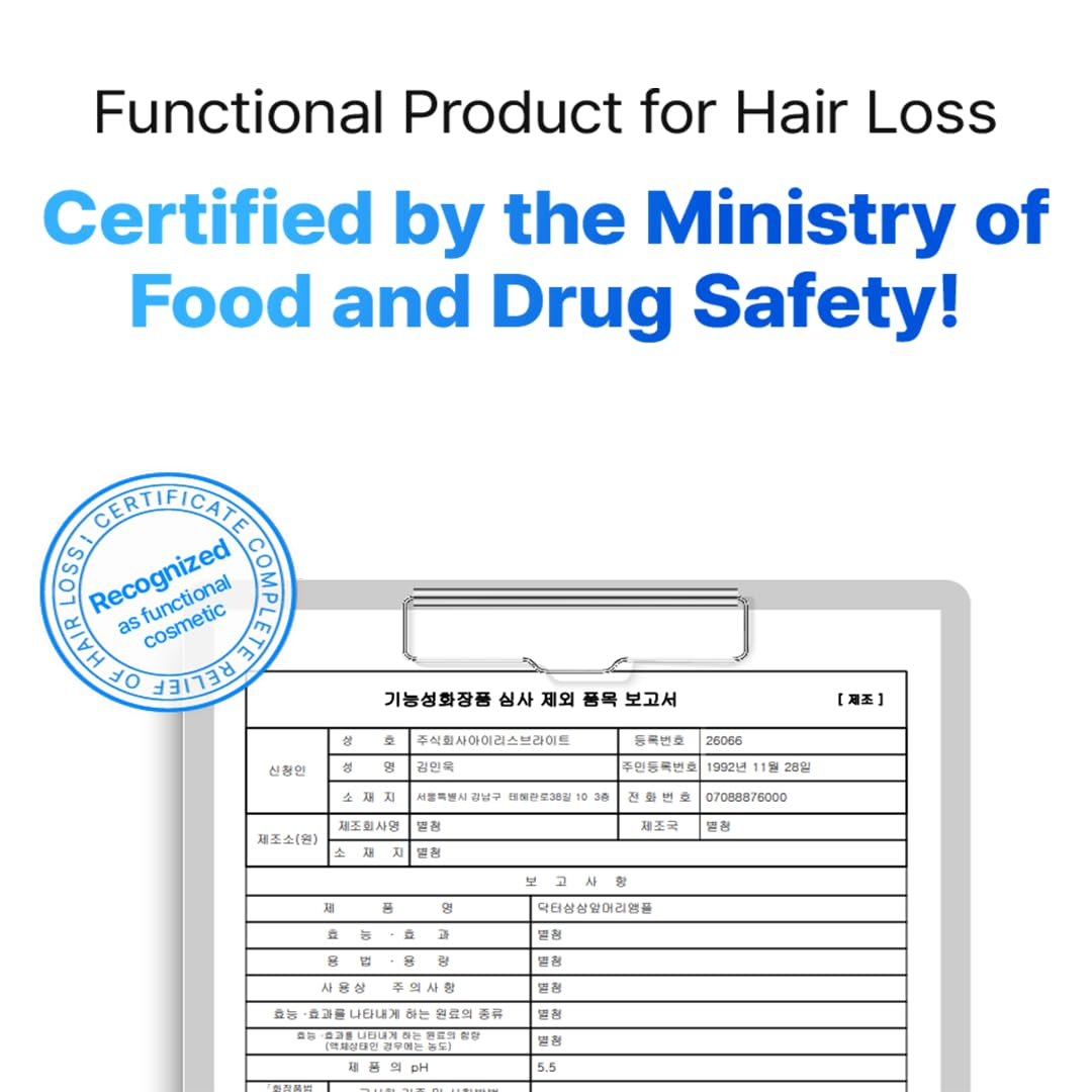 Suero para el cabello cabelludo