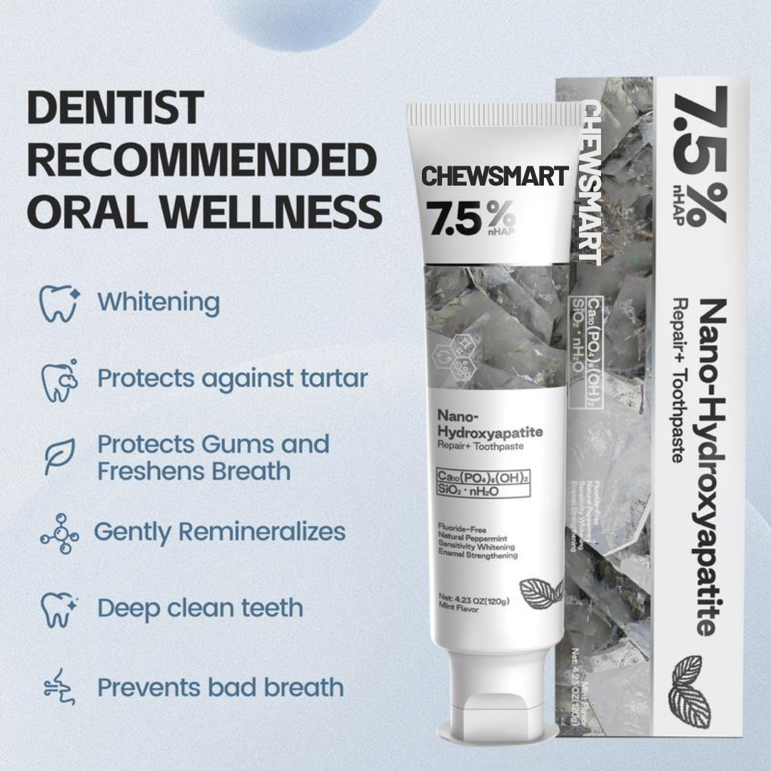 Fluoride-Free Hydroxyapatite Toothpaste