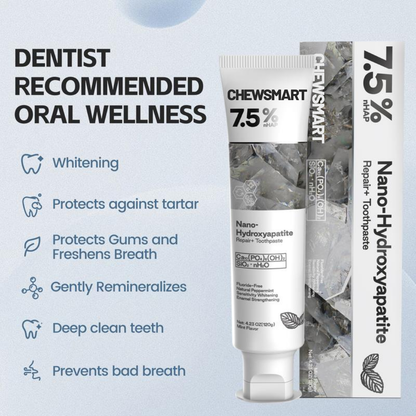 Fluoride-Free Hydroxyapatite Toothpaste